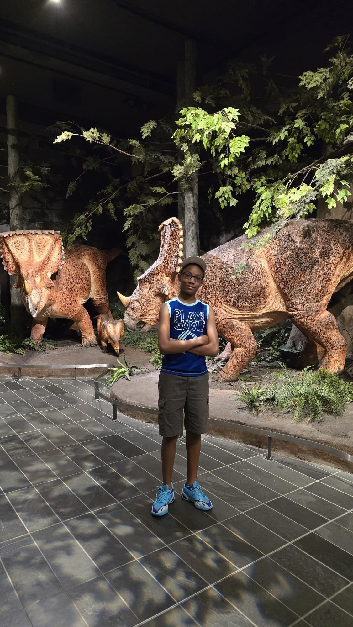 Media & Press 4 Caleb with dinosaurs
